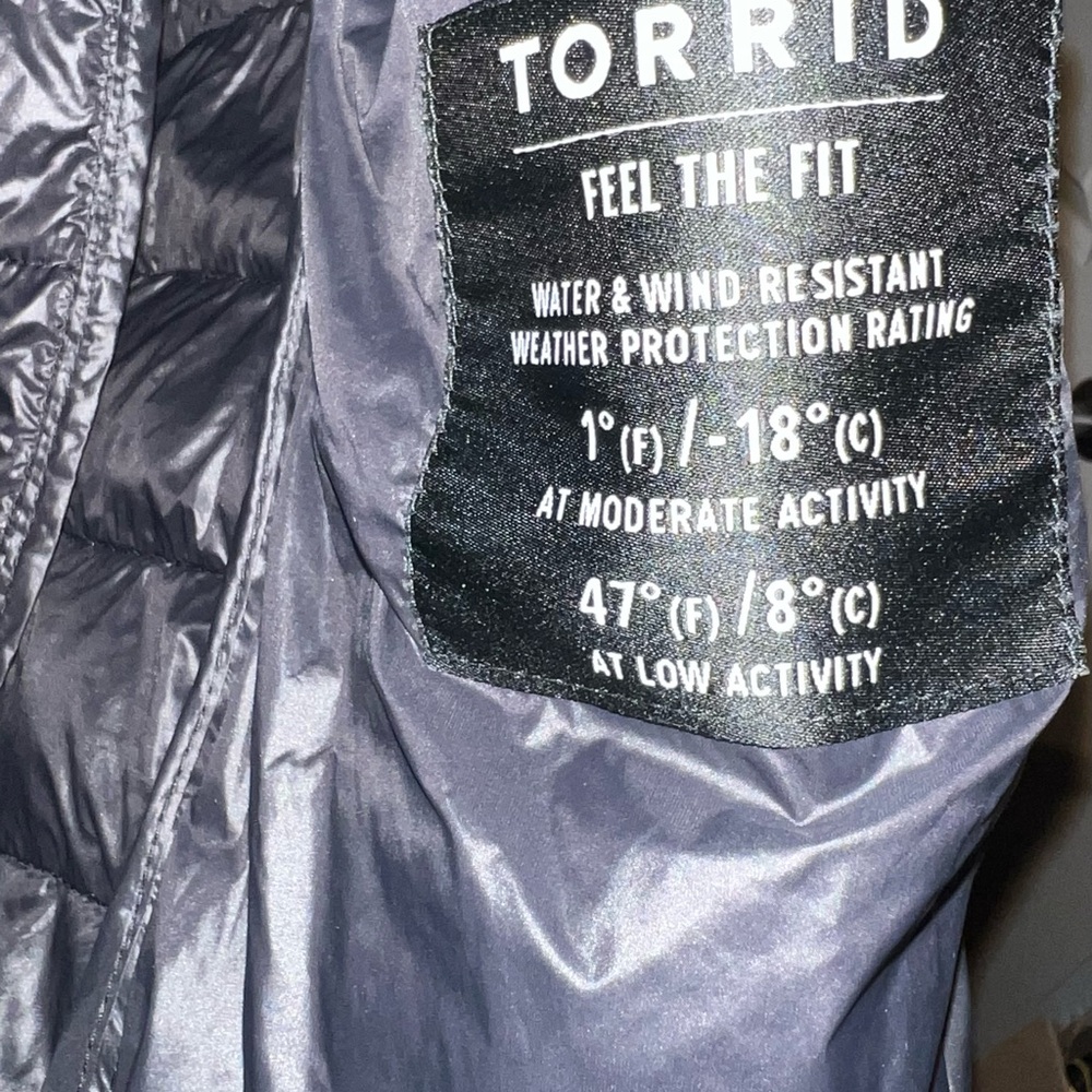 Black Torrid Packable Puffer Coat - image 7